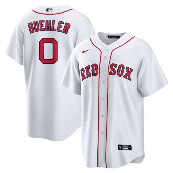 Mens Boston Red Sox #0 Walker Buehler White 2025 Home Limited Stitched Jersey Dzhi